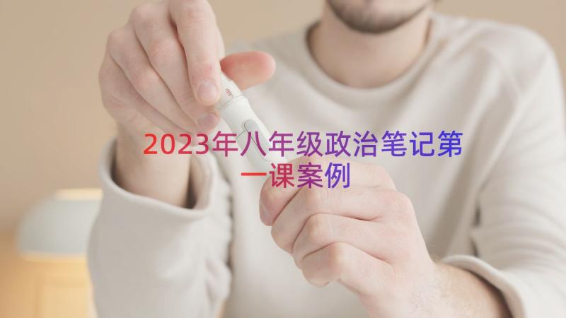 2023年八年级政治笔记第一课（案例17篇）