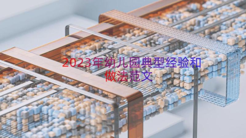 2023年幼儿园典型经验和做法范文（16篇）