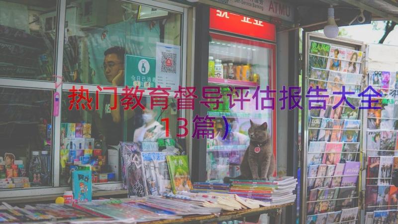 热门教育督导评估报告大全（13篇）