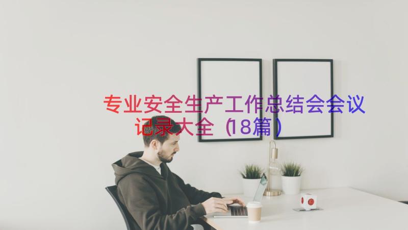 专业安全生产工作总结会会议记录大全（18篇）