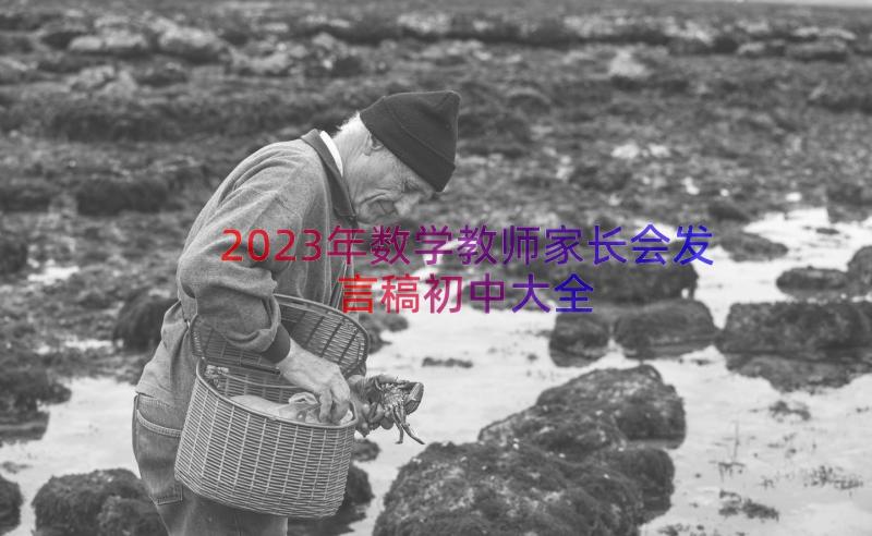 2023年数学教师家长会发言稿初中大全（17篇）