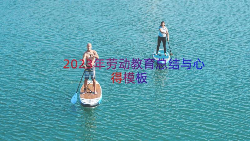 2023年劳动教育总结与心得（模板17篇）