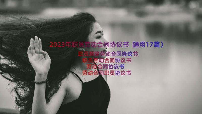 2023年职员劳动合同协议书（通用17篇）