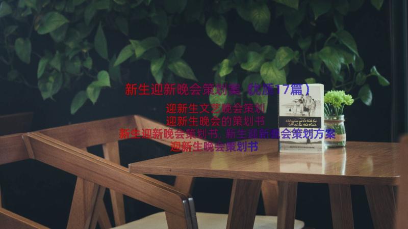 新生迎新晚会策划案（优质17篇）