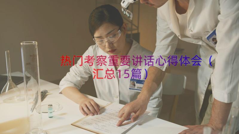 热门考察重要讲话心得体会（汇总15篇）