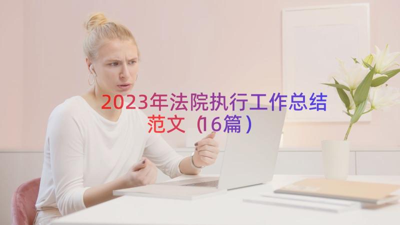 2023年法院执行工作总结范文（16篇）