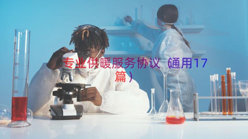 专业供暖服务协议（通用17篇）