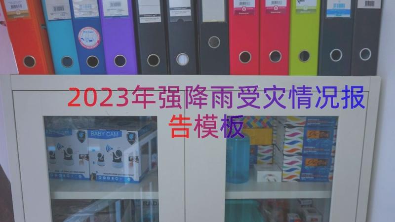 2023年强降雨受灾情况报告（模板16篇）