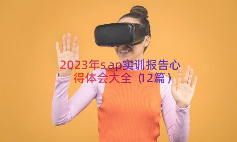 2023年sap实训报告心得体会大全（12篇）