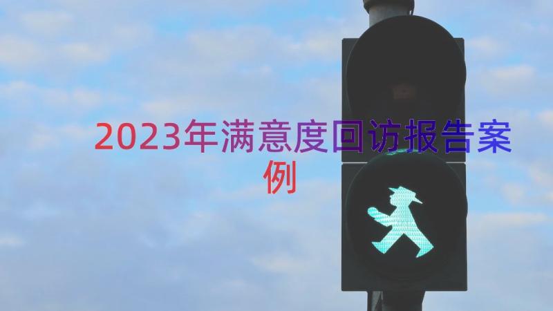 2023年满意度回访报告（案例14篇）