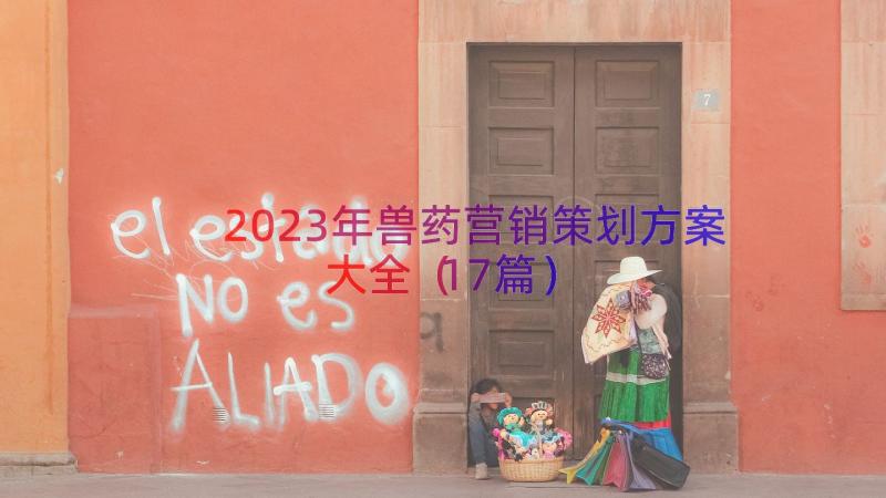 2023年兽药营销策划方案大全（17篇）