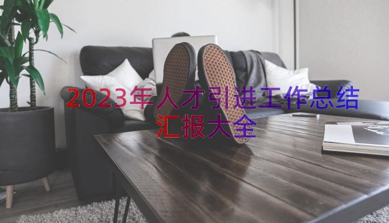 2023年人才引进工作总结汇报大全（20篇）