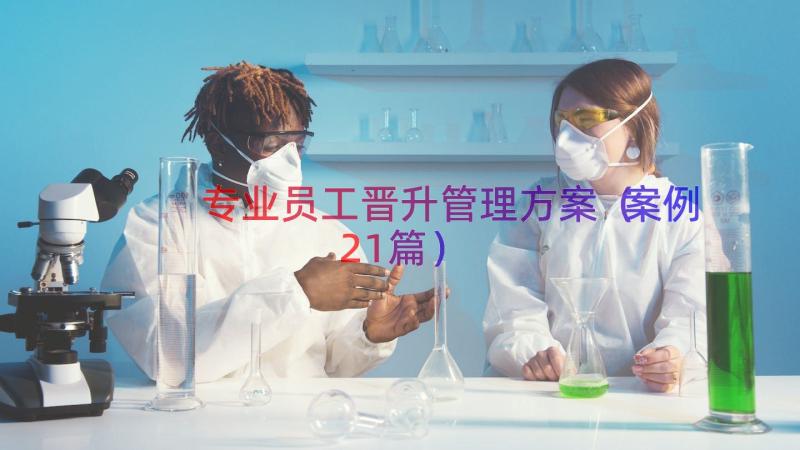 专业员工晋升管理方案案例