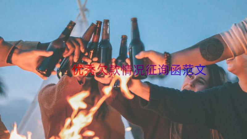 优秀欠款情况征询函范文（17篇）