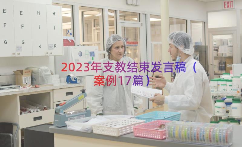 2023年支教结束发言稿（案例17篇）