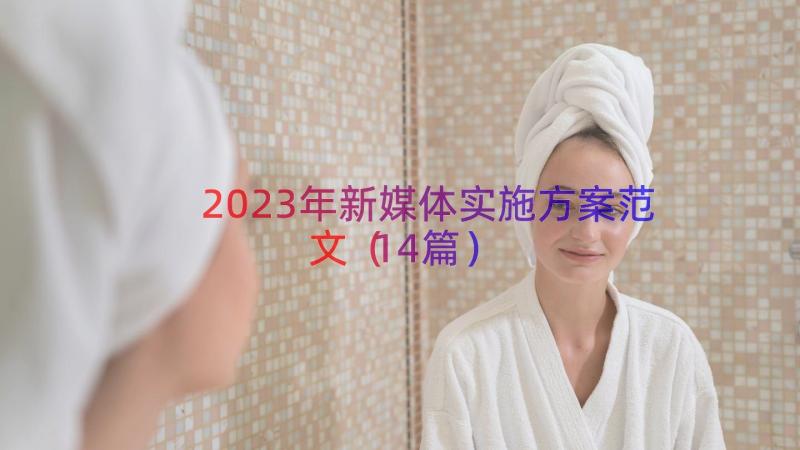 2023年新媒体实施方案范文（14篇）