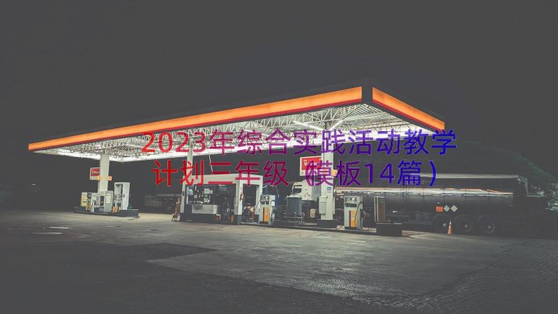 2023年综合实践活动教学计划三年级（模板14篇）