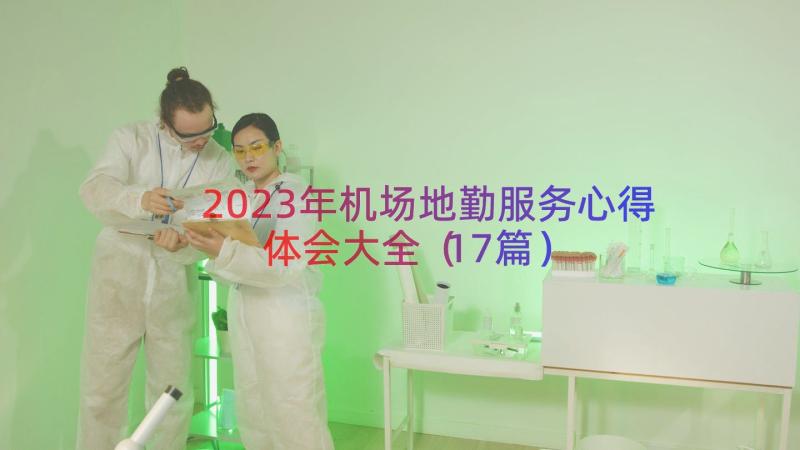 2023年机场地勤服务心得体会大全（17篇）