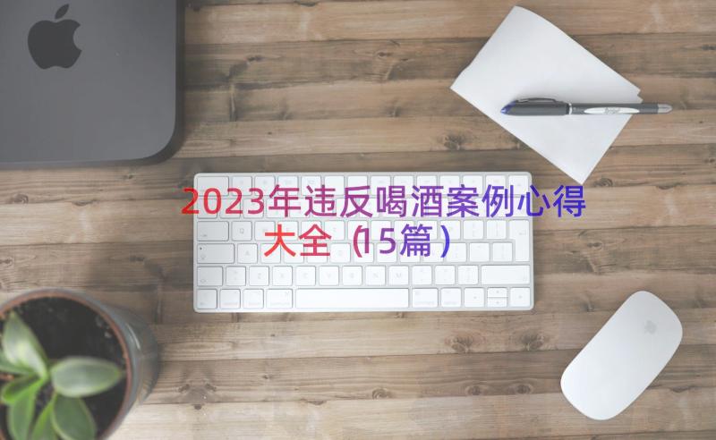 2023年违反喝酒案例心得大全（15篇）