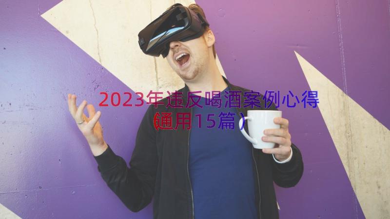 2023年违反喝酒案例心得（通用15篇）