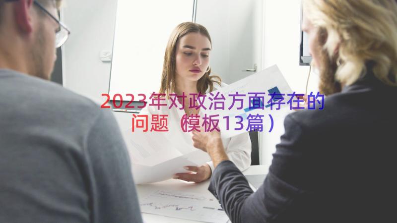 2023年对政治方面存在的问题模板