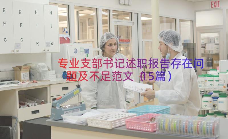 专业支部书记述职报告存在问题及不足范文（15篇）