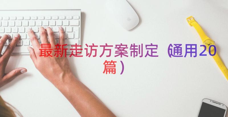 最新走访方案制定通用