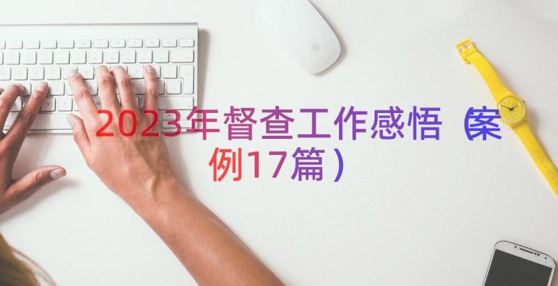 2023年督查工作感悟（案例17篇）