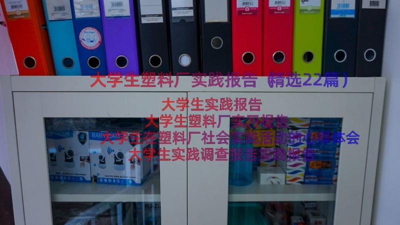 大学生塑料厂实践报告（精选22篇）