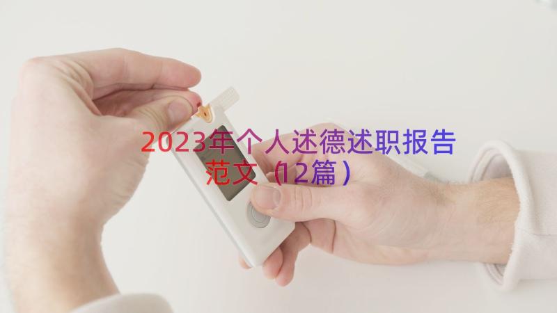 2023年个人述德述职报告范文（12篇）