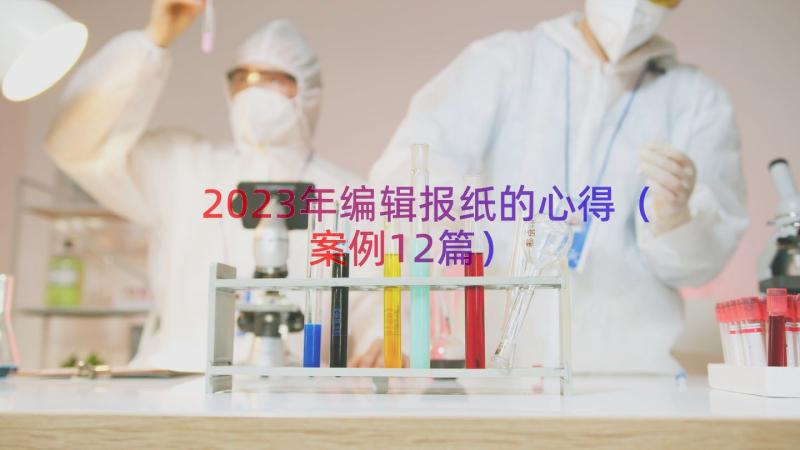 2023年编辑报纸的心得（案例12篇）