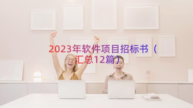 2023年软件项目招标书（汇总12篇）