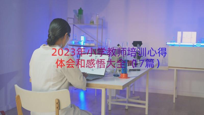 2023年小学教师培训心得体会和感悟大全（17篇）