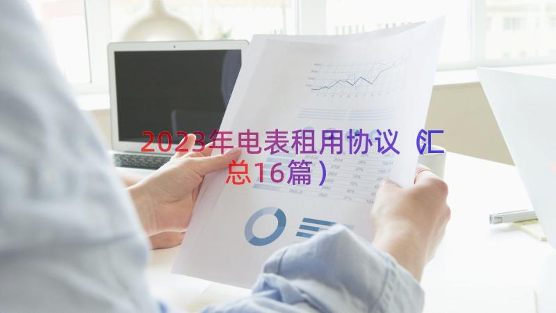 2023年电表租用协议（汇总16篇）