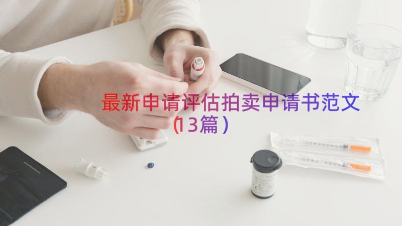 最新申请评估拍卖申请书范文（13篇）