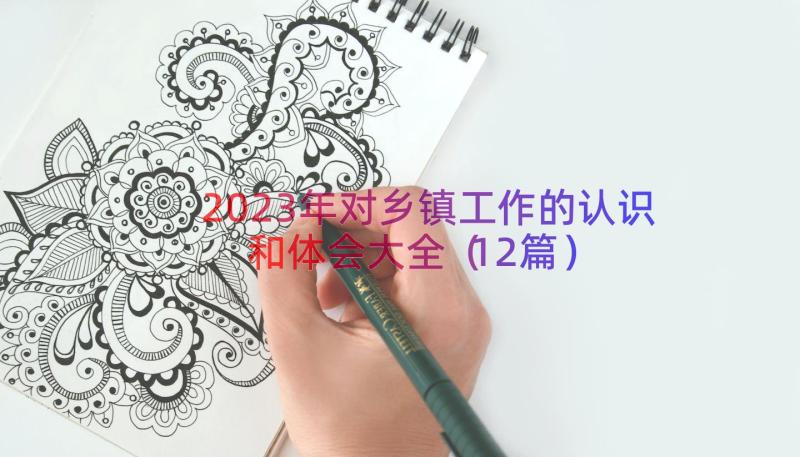 2023年对乡镇工作的认识和体会大全（12篇）