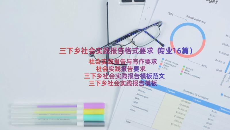 三下乡社会实践报告格式要求（专业16篇）