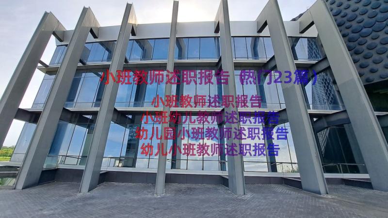 小班教师述职报告（热门23篇）