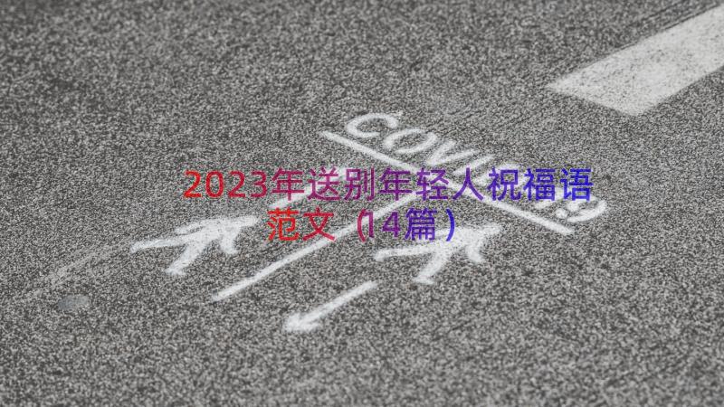 2023年送别年轻人祝福语范文（14篇）