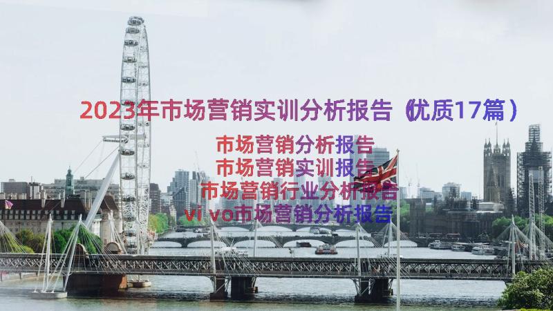 2023年市场营销实训分析报告（优质17篇）