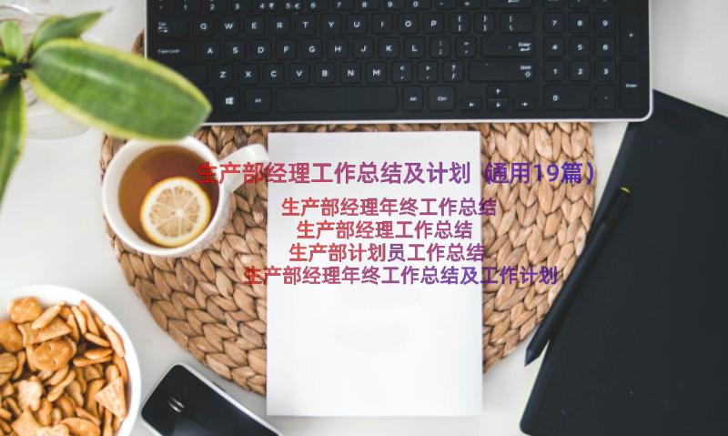 生产部经理工作总结及计划（通用19篇）