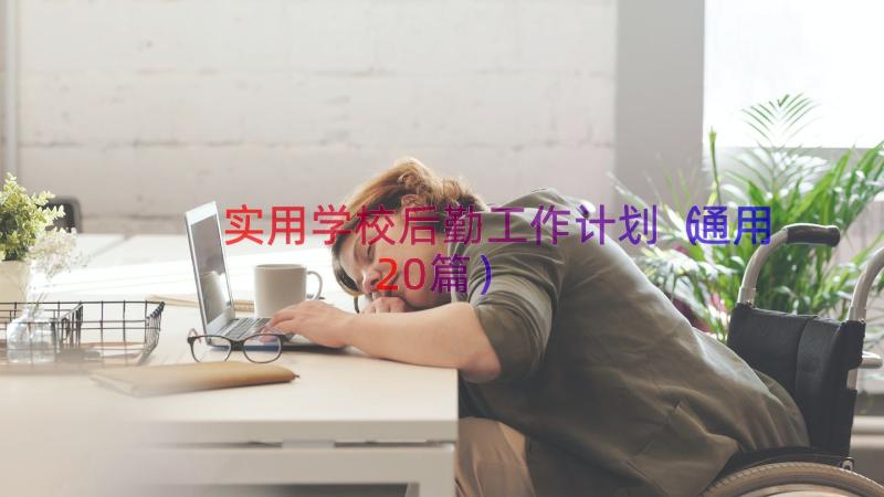 实用学校后勤工作计划（通用20篇）