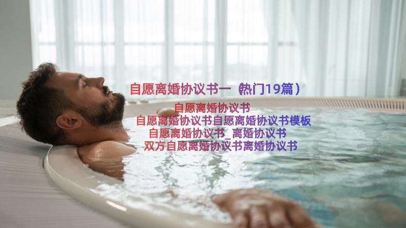 自愿离婚协议书一（热门19篇）