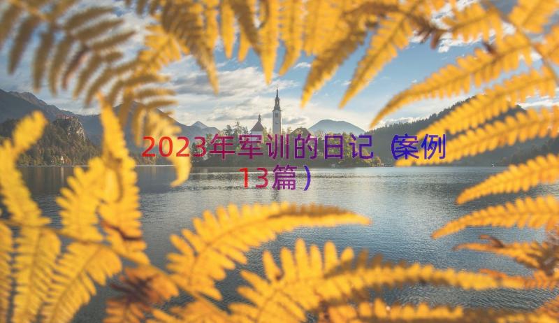 2023年军训的日记（案例13篇）