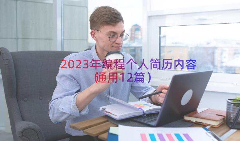 2023年编程个人简历内容（通用12篇）