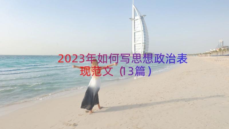 2023年如何写思想政治表现范文（13篇）