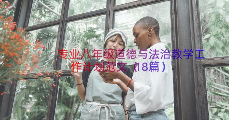 专业八年级道德与法治教学工作计划范文（18篇）