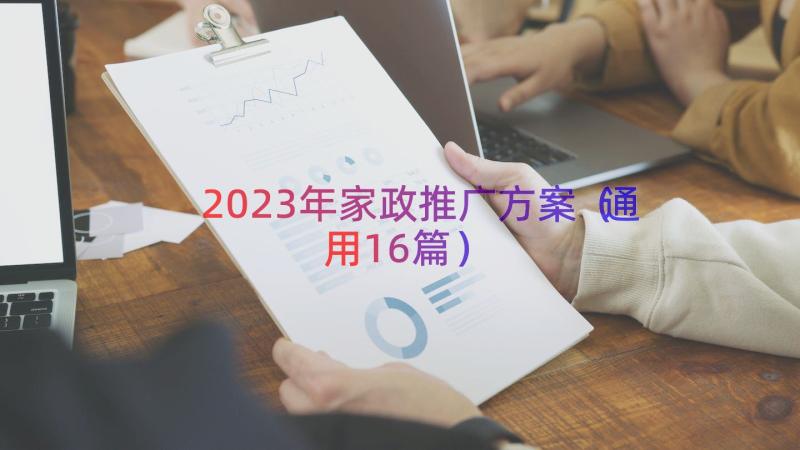 2023年家政推广方案（通用16篇）