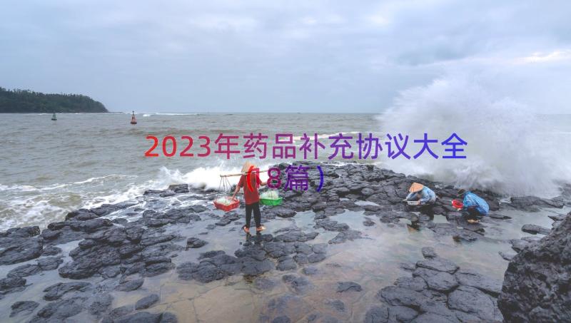 2023年药品补充协议大全（18篇）