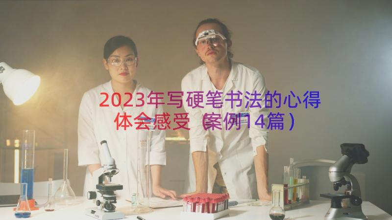 2023年写硬笔书法的心得体会感受（案例14篇）